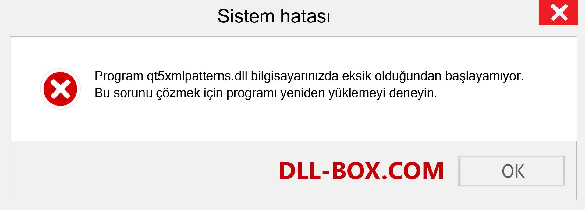 qt5xmlpatterns.dll dosyası eksik mi? Windows 7, 8, 10 için İndirin - Windows'ta qt5xmlpatterns dll Eksik Hatasını Düzeltin, fotoğraflar, resimler